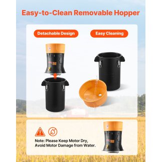 VEVOR Ηλεκτρικός Μύλος Άλεσης Δημητριακών 600W, Επαγγελματικός Τριβέας Μπαχαρικών 25L με Ατσάλινες Λεπίδες DDDPSGWYMJ25JR9JC001V