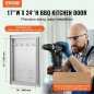 Πόρτα BBQ VEVOR 610x431mm Ανοξείδωτη για Εξωτερική Κουζίνα DMMBSCJMYS174SL0UV0