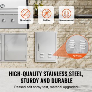 Πόρτα BBQ VEVOR 610x431mm Ανοξείδωτη για Εξωτερική Κουζίνα  DMMBSCJMYS174SL0UV0