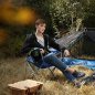 SONGMICS Σετ 2 Πτυσσόμενες Καρέκλες Camping - Μπλε,60 x 60 x 110 εκ.,GCB08BU 
