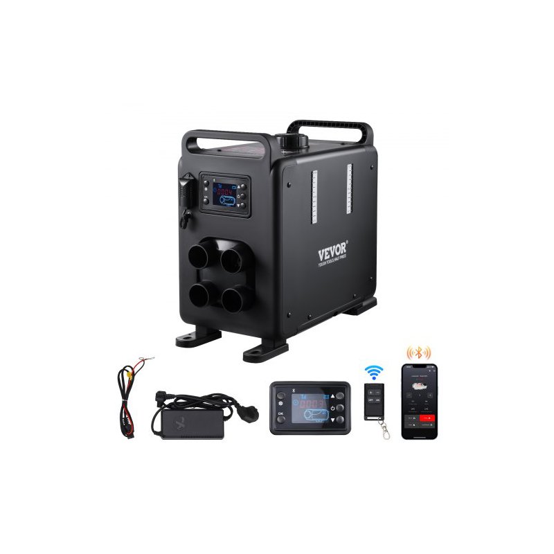 VEVOR Θερμαντήρας Diesel 12V/24V 8KW με Έλεγχο Bluetooth για Οχήματα CYJRQDDKLS8KOS4H9V2