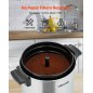 VEVOR Επαγγελματική Καφετιέρα 4.5L, 30 Κούπες, 1190W, 183℉-201℉ SYKFT30CUPSWUUJ56001V2
