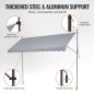 VEVOR Τέντα Βεράντας 157x47" Αναδιπλούμενη με Μανιβέλα SSSZYPHSLZS1S1U9KV0