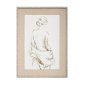 Υφασμάτινος Πίνακας σε Καμβά με Κορνίζα 51 x 71 cm Nude Portrait Atmosphera 173911