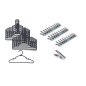 Σετ 20 Πλαστικές Κρεμάστρες και 30 Μεταλλικά Μανταλάκια 50 τμχ Idomya 30090228 Σετ 20 Πλαστικές Κρεμάστρες και 30 Μεταλλικά Μανταλάκια 50 τμχ Idomya 30090228