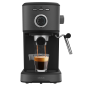 CECOTEC Καφετιέρα Espresso Power 20 Pecan Steel, Ψηφιακή με 20 Bar και Ρυθμιζόμενο Ατμοποιητή CEC-00275
