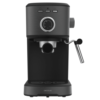 CECOTEC  Καφετιέρα Espresso Power 20 Pecan Steel, Ψηφιακή με 20 Bar και Ρυθμιζόμενο Ατμοποιητή  CEC-00275