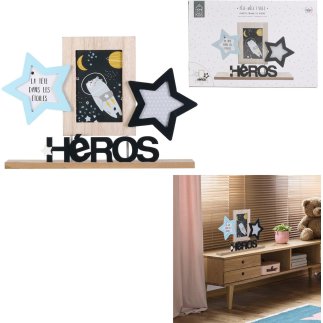 Παιδική Κορνίζα για 3 Φωτογραφίες 38 x 5 x 25 cm HD2361 Home Deco Kids