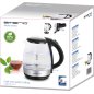 Γυάλινος Βραστήρας 1.2lt 2200W Μαύρο WK-125145 Emerio