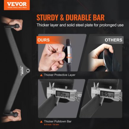 VEVOR Λαβή V-bar για Τρικέφαλους και Λάτ Πουλντάουν για Οικιακό Γυμναστήριο JSPJVXXLGJJKGIW4XV0