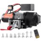 Ηλεκτρικό Βίντσι VEVOR 12V 4500 lb με Ατσάλινο Σχοινί και Ασύρματο Τηλεχειριστήριο GSSJPGSSYCYCAZZ41V9