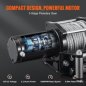 Ηλεκτρικό Βίντσι VEVOR 12V 4500 lb με Ατσάλινο Σχοινί και Ασύρματο Τηλεχειριστήριο GSSJPGSSYCYCAZZ41V9