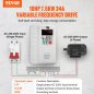 VEVOR Ευέλικτος Ρυθμιστής Ταχύτητας 3-Φάσεων 7.5KW 10HP BPDSQ10HP0005U6U2V7