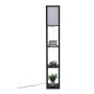 Ξύλινο Φωτιστικό Δαπέδου με 3 Ράφια 40 W HOMCOM 833-623 Ξύλινο Φωτιστικό Δαπέδου με 3 Ράφια 40 W HOMCOM 833-623