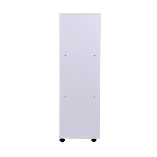 Ξύλινη Ανοιχτή Τροχήλατη Ντουλάπα 80 x 40 x 128 cm HOMCOM 02-0604