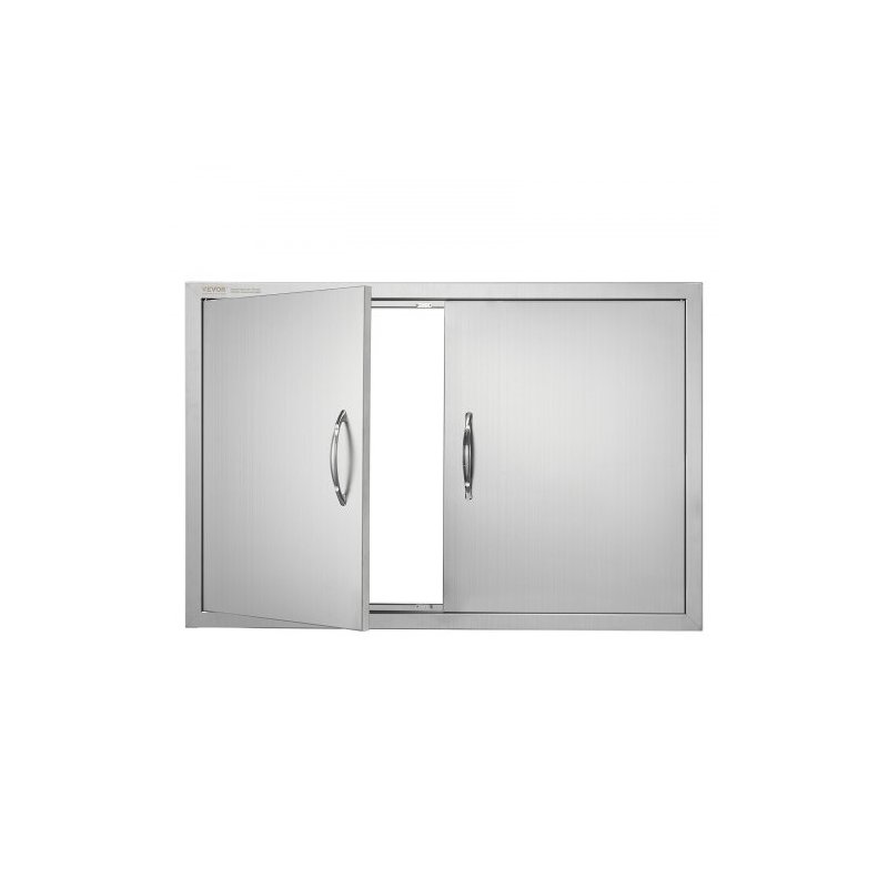 Πόρτα BBQ VEVOR 915x610mm Ανοξείδωτη Διπλή για Εξωτερική Κουζίνα SMMBSCJMYS36WMLACV0