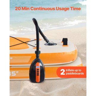VEVOR Ηλεκτρική Αντλία SUP 20PSI με Ασύρματο Χειρισμό και Σύνδεση Αυτοκινήτου 12V JBDDQB20PSIDK0B82V9