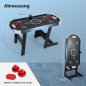 Costway Πτυσσόμενο Τραπέζι Air Hockey με LED και Ηλεκτρικό Κινητήρα 12V UY10184DE-BK