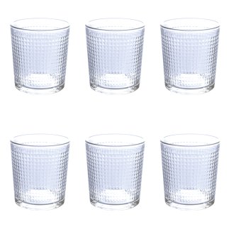 Galileo Σετ 6 ποτήρια 270 ml από διαφανές γυαλί Light Pixel 5910623
