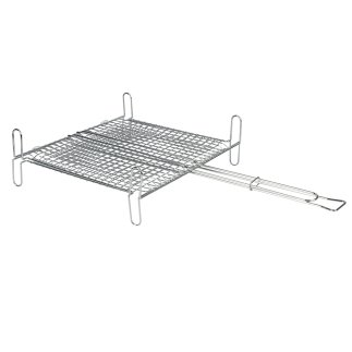 Galileo Διπλή σχάρα από ανοξείδωτο χάλυβα 35x40 cm BestBQ 2193266