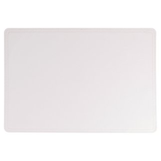 Villa d'Este Home Σετ 6 τμχ Διπλής Όψης Σουπλά από PVC 30x44 cm Horeca Λευκό 5921704