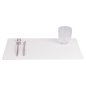 Villa d'Este Home Σετ 6 τμχ Διπλής Όψης Σουπλά από PVC 30x44 cm Horeca Λευκό 5921704