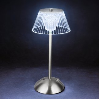 Kooper Ρετρό Επιτραπέζιο Φωτιστικό Αφής Silver 5926063