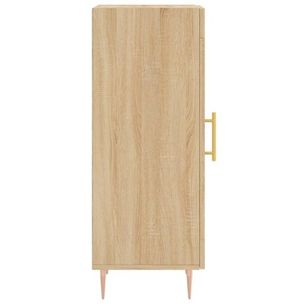 vidaXL Κλασικό Μπουφές Sonoma Oak από Συνθετικό Ξύλο 34,5x34x90 εκ. 828783