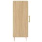 vidaXL Κλασικό Μπουφές Sonoma Oak από Συνθετικό Ξύλο 34,5x34x90 εκ. 828783