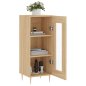 vidaXL Κλασικό Μπουφές Sonoma Oak από Συνθετικό Ξύλο 34,5x34x90 εκ. 828783