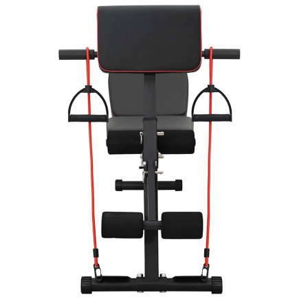 vidaXL Πάγκος Βαρών Μαύρο 131 x 41 x 100 εκ. 42007904