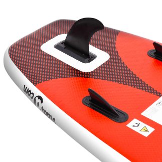 vidaXL Σανίδα SUP Φουσκωτή Σετ Κόκκινη 300 x 76 x 10 εκ. 93382
