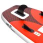 vidaXL Σανίδα SUP Φουσκωτή Σετ Κόκκινη 300 x 76 x 10 εκ. 93382