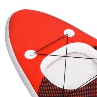 vidaXL Σανίδα SUP Φουσκωτή Σετ Κόκκινη 300 x 76 x 10 εκ. 93382