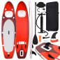 vidaXL Σανίδα SUP Φουσκωτή Σετ Κόκκινη 360 x 81 x 10 εκ. 93390