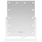 vidaXL Καθρέφτης Vanity LED Λευκός 44 x 10 x 53 εκ Γυαλί και Χάλυβας 42020525