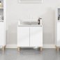 vidaXL Ντουλάπι Νιπτήρα Λευκό 58 x 33 x 60 εκ. από Επεξεργασμένο Ξύλο 821252