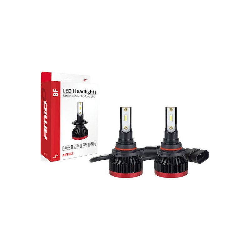 AMiO Λάμπες Αυτοκινήτου 2τμχ BF Series HB3 LED 6000K Ψυχρό Λευκό 8-30V 50W 02246