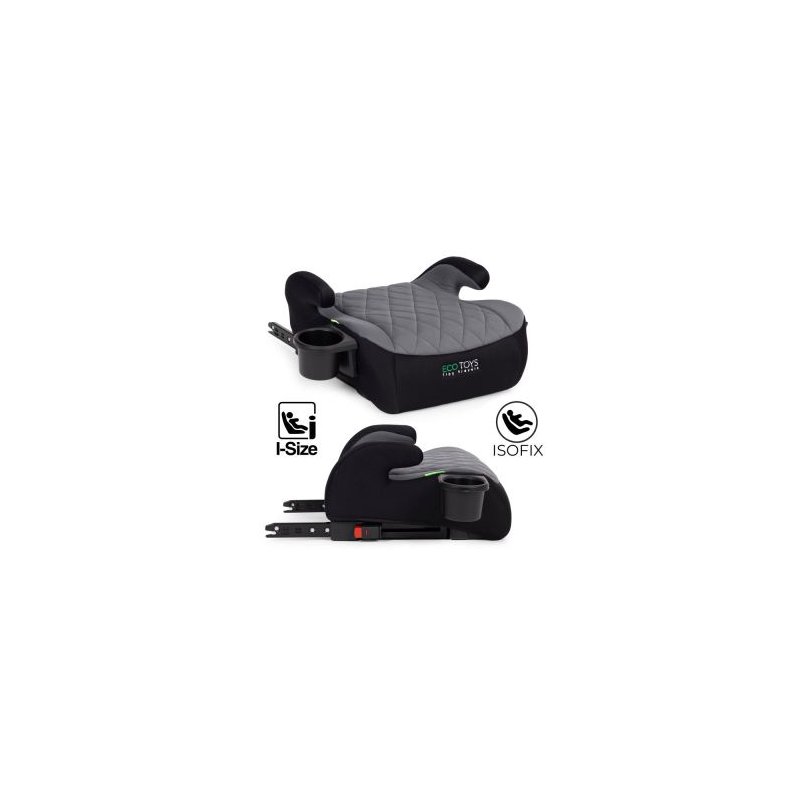 ECOTOYS Κάθισμα αυτοκινήτου ISOFIX για παιδιά i-SIZE, ύψος 125-150 cm, με υποδοχή για ποτήρι ECOTOYS RDCF04-ISO