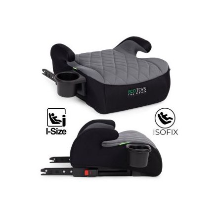ECOTOYS Κάθισμα αυτοκινήτου ISOFIX για παιδιά i-SIZE, ύψος 125-150 cm, με υποδοχή για ποτήρι ECOTOYS RDCF04-ISO