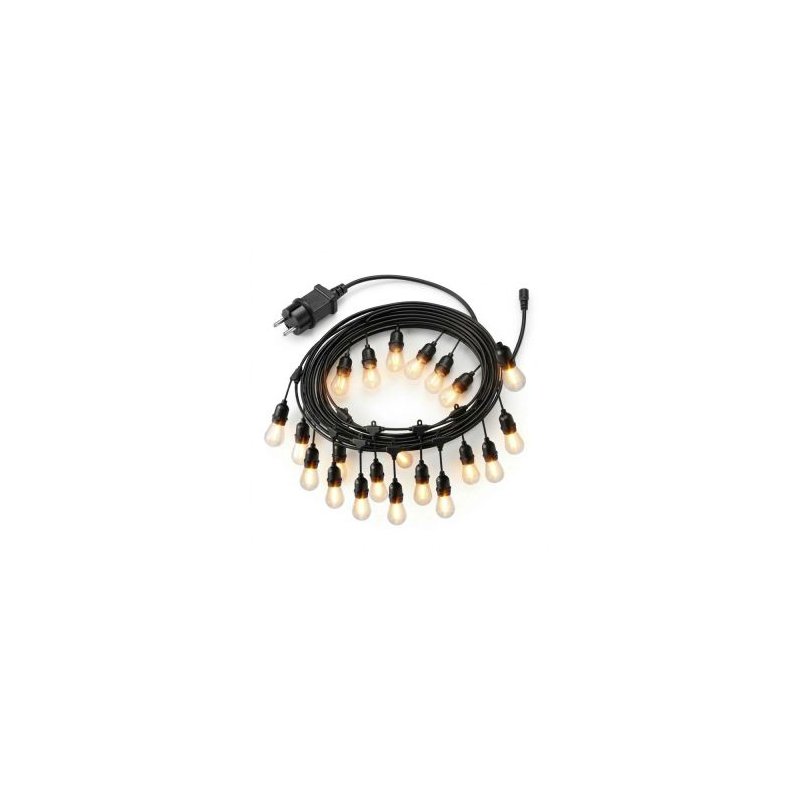 Bauerkraft Διακοσμητική γιρλάντα κήπου με 20 LED, 20μ, φωτάκια εξωτερικού χώρου, 9W H-673