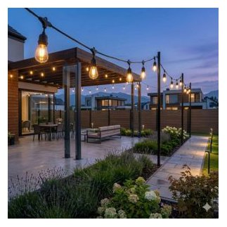 Bauerkraft Διακοσμητική γιρλάντα κήπου με 20 LED, 20μ, φωτάκια εξωτερικού χώρου, 9W H-673