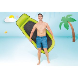 INTEX Δροσιστικό πράσινο στρώμα θαλάσσης με δίχτυ για κολύμπι INTEX 58836 58836-GREEN
