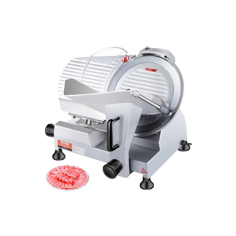 Ηλεκτρικός Κόφτης Κρέατος VEVOR 240W, 10" Λεπίδα, Ρυθμιζόμενο Πάχος SYDRQPJ240W1ZUOPAV2