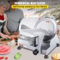 Ηλεκτρικός Κόφτης Κρέατος VEVOR 240W, 10" Λεπίδα, Ρυθμιζόμενο Πάχος SYDRQPJ240W1ZUOPAV2