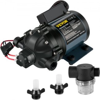 VEVOR Αντλία Καθαρισμού, 12V DC, 7 GPM 60 PSI, Μέγ. 10 FT Ανύψωση Αυτοαναρρόφησης Νερού, με Βαλβίδα EPDM  CXBZLDYBD7GPM7VIMV9