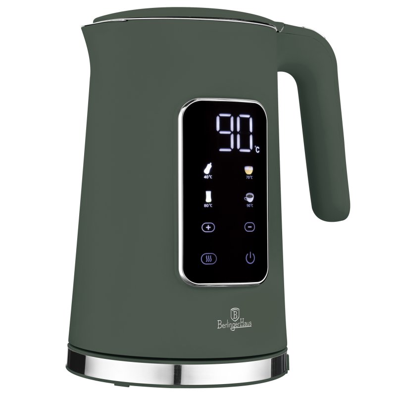 Berlinger Haus Ασύρματος Βραστήρας 1.7lt 2200W Matte Green Collection BH-9746 Berlinger Haus Ασύρματος Βραστήρας 1.7lt 2200W Matte Green Collection BH-9746