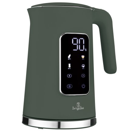 Berlinger Haus Ασύρματος Βραστήρας 1.7lt 2200W Matte Green Collection BH-9746