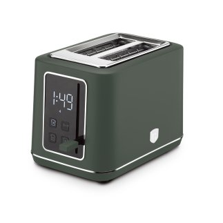 Berlinger Haus Φρυγανιέρα 2 Θέσεων 870W από Ανοξείδωτο Ατσάλι με LED Οθόνη, Matte Green Collection BH-9665