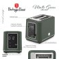 Berlinger Haus Φρυγανιέρα 2 Θέσεων 870W από Ανοξείδωτο Ατσάλι με LED Οθόνη, Matte Green Collection BH-9665 Berlinger Haus Φρυγανιέρα 2 Θέσεων 870W από Ανοξείδωτο Ατσάλι με LED Οθόνη, Matte Green Collection BH-9665